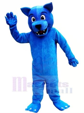 Lustig Blau Leopard Maskottchen Kostüme Tier
