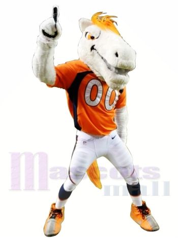 Mustang Pferd Broncos Maskottchen Kostüm
