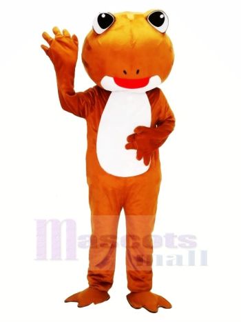 Braun Frosch mit Groß Augen Maskottchen Kostüme Tier