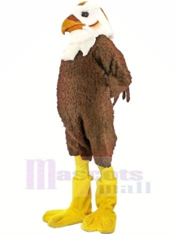 Stark Braun und Weiß Falke Maskottchen Kostüme Tier