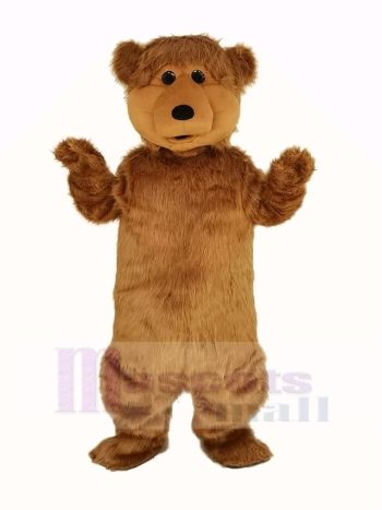 Flauschige Braun Bär Maskottchen Kostüm