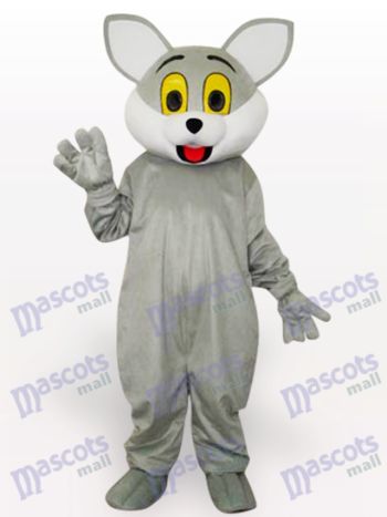 Graue Katze Tier Maskottchen Kostüm für Erwachsene