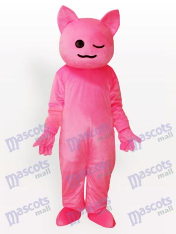 Pinky Cartoon Katze Maskottchen Kostüm für Erwachsene