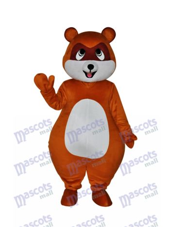 Gelb braun Zibetkatze Maskottchen Kostüm Tier