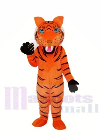 Rotbrauner Tiger Maskottchen Kostüm für Erwachsene Kostenloser Versand