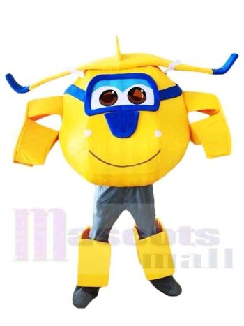 Super Wings Cartoon Donnie Maskottchen Kostüm