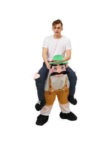 Bayerisch Oktoberfest Bier Mann Tragen mich Reiten auf Halloween Weihnachten Kostüm zum Erwachsener/Kind