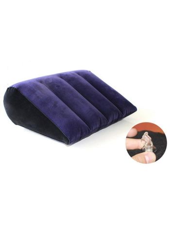 Kreativ Aufblasbar PVC Beflockung Kissen Bett Rückenlehne Sitz Haushalt