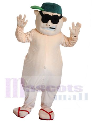dicker Mann Maskottchenkostüm