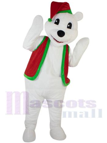 Eisbär Maskottchenkostüm