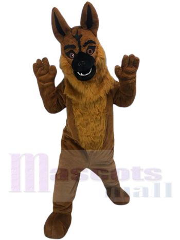 Wolfshund Maskottchenkostüm