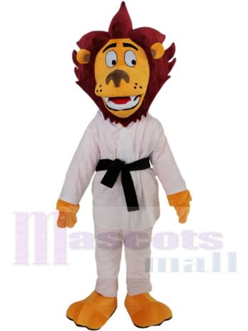 Löwe Maskottchenkostüm