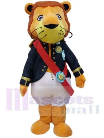 Löwe Maskottchenkostüm