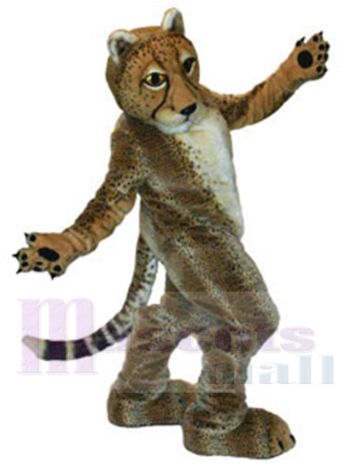 Gepard maskottchen kostüm
