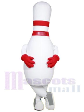 Bowling-Pin Maskottchenkostüm