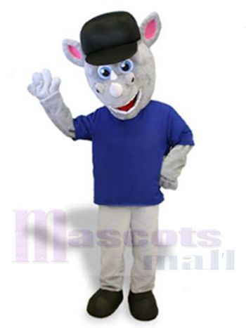 Nashorn Maskottchenkostüm