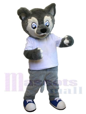 Wolf Maskottchenkostüm