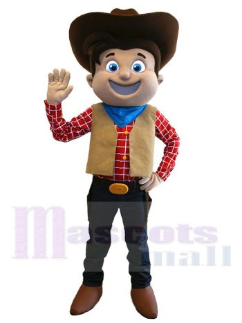 Cowboy Maskottchenkostüm