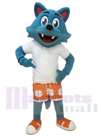 Wolf Maskottchenkostüm