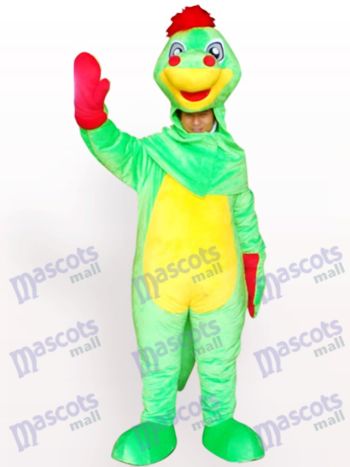 Open Face Dinosaurier Maskottchen Kostüm für Erwachsene