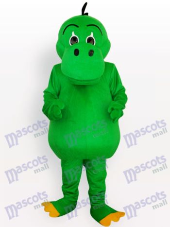 Grünes Dinosaurier Maskottchen Kostüm für Erwachsene