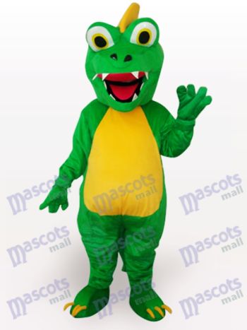 Grünes Dinosaurier Tier erwachsenes Maskottchen lustiges Kostüm