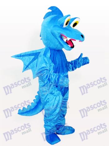 Blauer Stegosaurus Erwachsener Maskottchen lustiges Kostüm