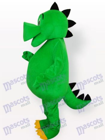 Grünes Dinosaurier Maskottchen Kostüm für Erwachsene