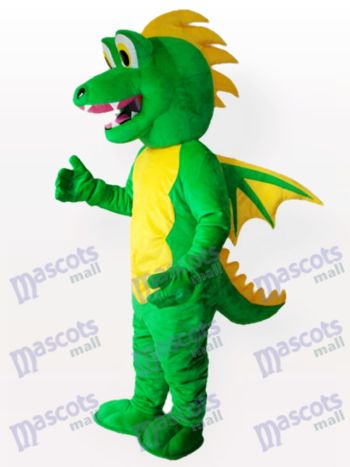 Grünes Stegosaurus Maskottchen Kostüm für Erwachsene