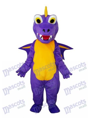 Lange Dorn Lila Dinosaurier Maskottchen Erwachsene Kostüm Tier