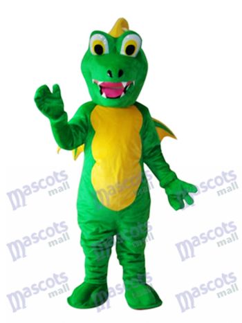 Big Mouth Thorn Green Dinosaurier Maskottchen Adult Kostüm Tier