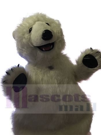 Eisbär Maskottchenkostüm