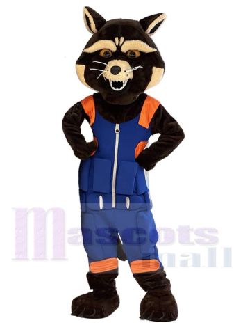 Raketen-Waschbär Maskottchenkostüm