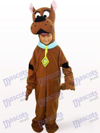 Brown Hund offenes Gesicht Kinder Tier Maskottchen Kostüm