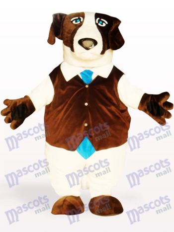 Brauner Hund Tier Maskottchen Kostüm
