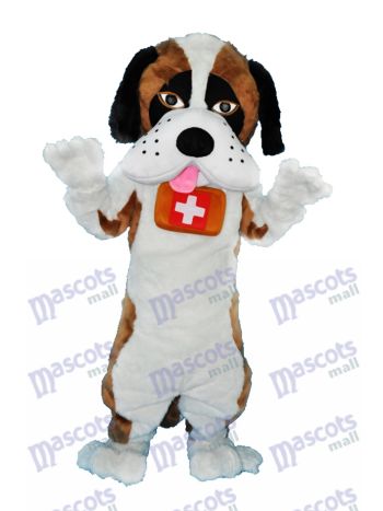 Saint Bernard Hund Maskottchen Erwachsene Kostüm Tier