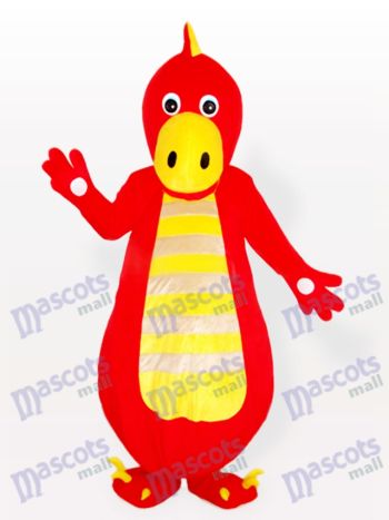 roter Drache Maskottchen Kostüm für Erwachsene