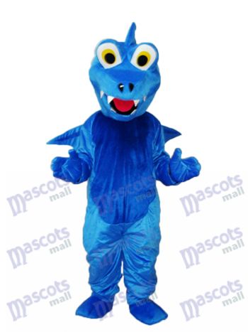 Blue Thorn Dragon Maskottchen Adult Kostüm Tier