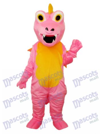Rosa Lange Dorn Drachen Maskottchen Erwachsene Kostüm Tier