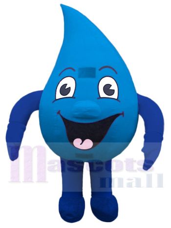 Wassertropfen Maskottchenkostüm