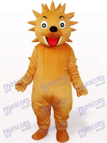 Bräunlich gelbes Igel Maskottchen Kostüm