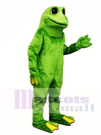 Gelb Toed Frosch Maskottchen Kostüm