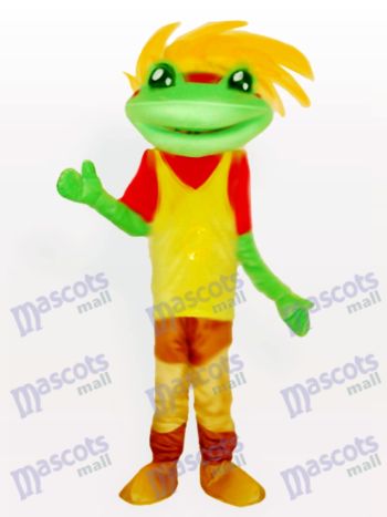 Frosch Prinz Maskottchen Kostüm