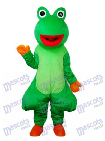 Red Mouth Ungerade Frosch Maskottchen Adult Kostüm Tier