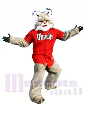 Baseball Bobcat Maskottchen Kostüm