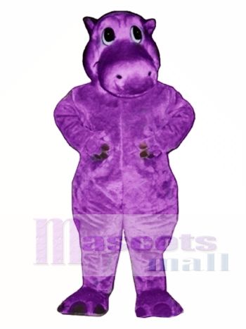 Behaart Potamus Nilpferd Maskottchen Kostüm
