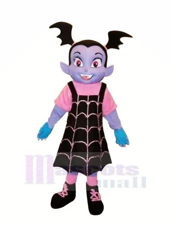Vampirina im Kleid Maskottchen Kostüme Karikatur