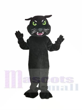 Lustiger schwarzer Leopard Maskottchen Kostüm