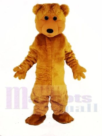 Brauner dummer Bär Maskottchen Kostüm