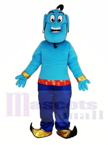 Blau Jinn Genie Maskottchen Kostüm von Shimmer and Shine